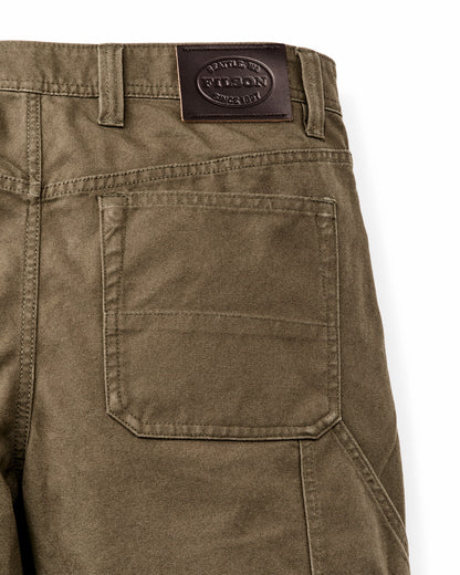Filson Men Dry Tin Double Front Pants - Marsh Olive