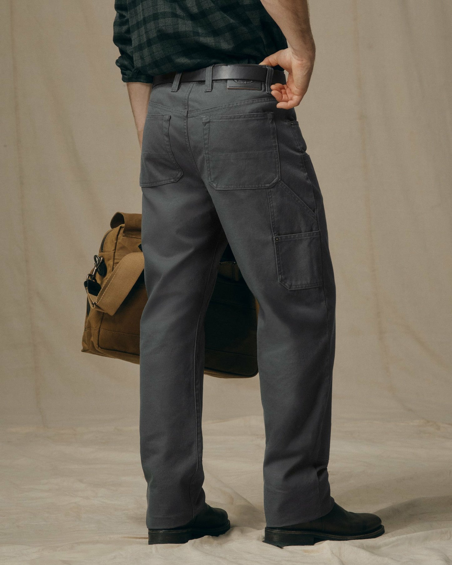 Filson Men Dry Tin Double Front Pants - Raven