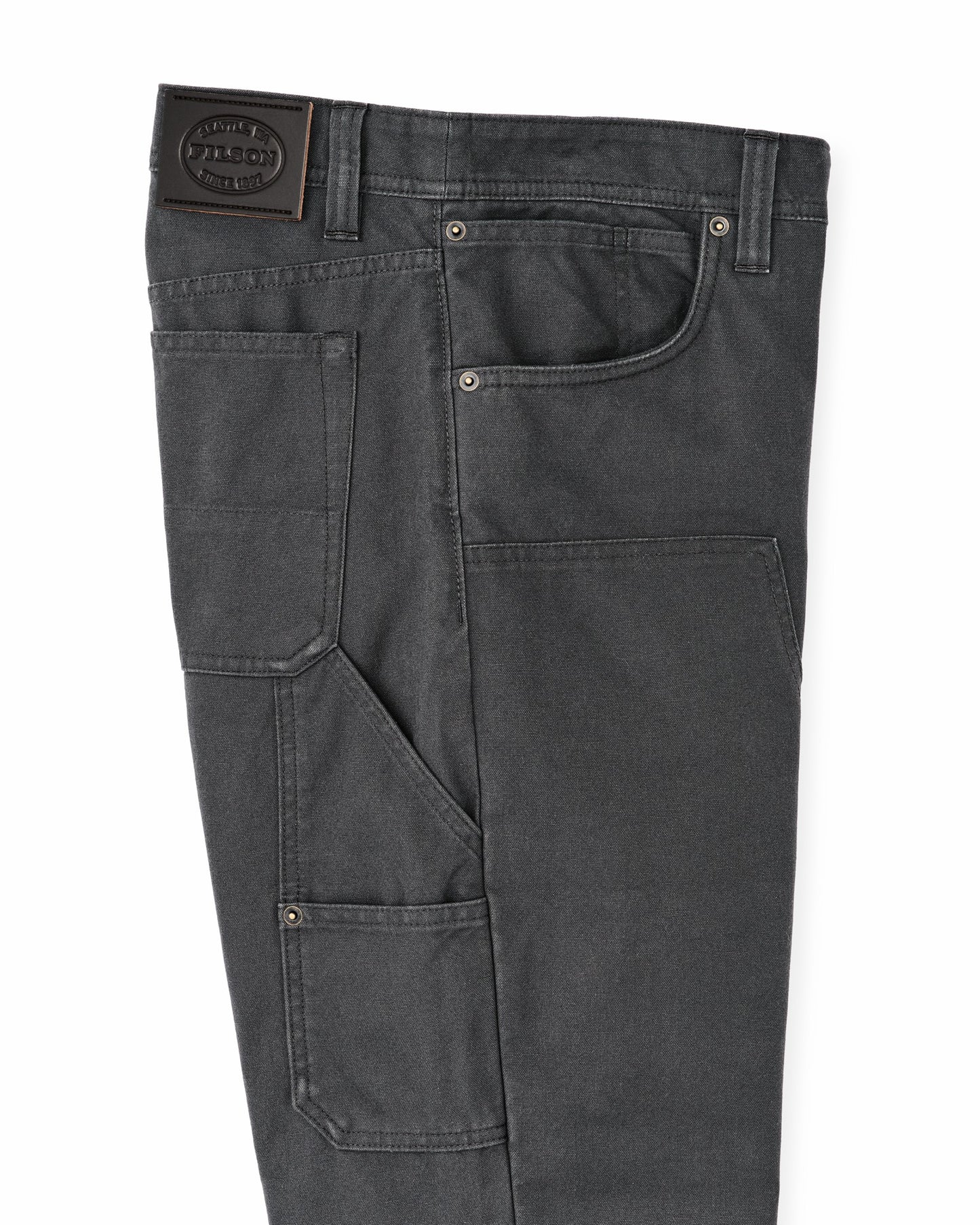Filson Men Dry Tin Double Front Pants - Raven