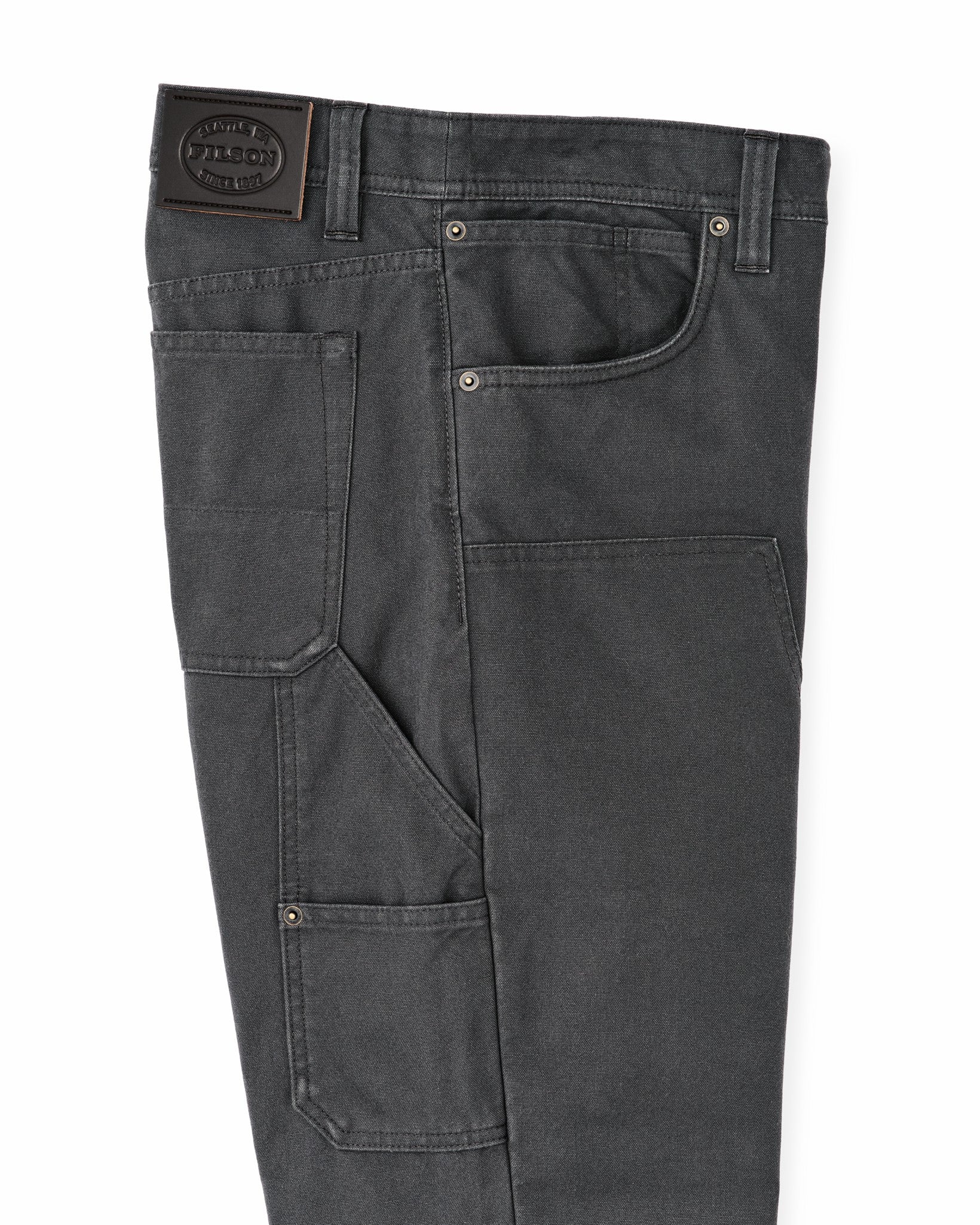 Filson Men Dry Tin Double Front Pants - Raven