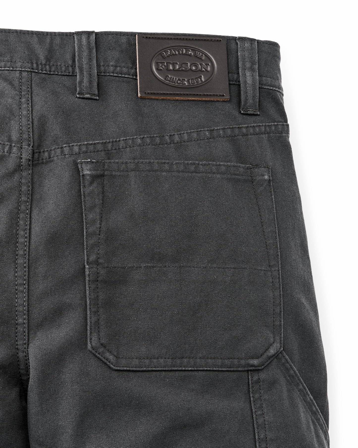 Filson Men Dry Tin Double Front Pants - Raven