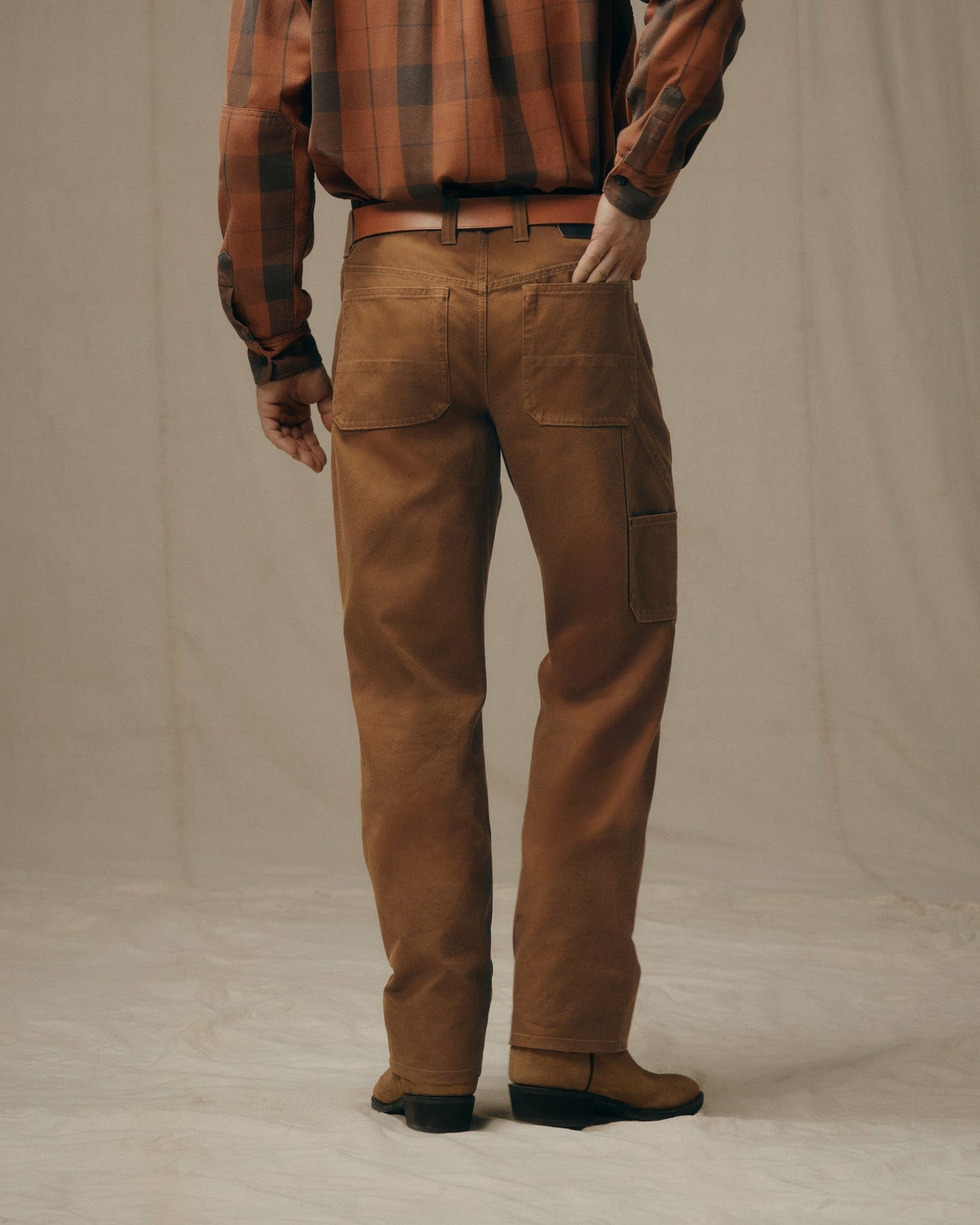 Filson Men Dry Tin Double Front Pants - Whiskey