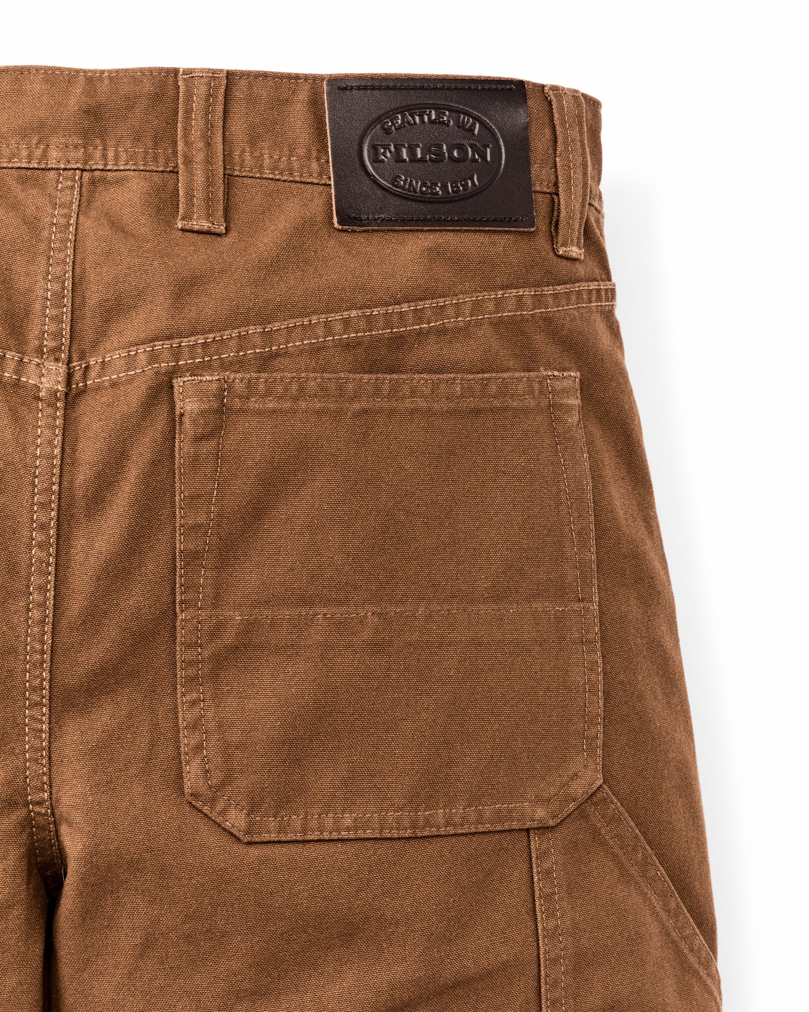 Filson Men Dry Tin Double Front Pants - Whiskey