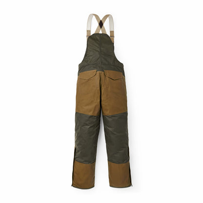 Filson Men Tin Cloth Double Hunting Bibs with Zipper