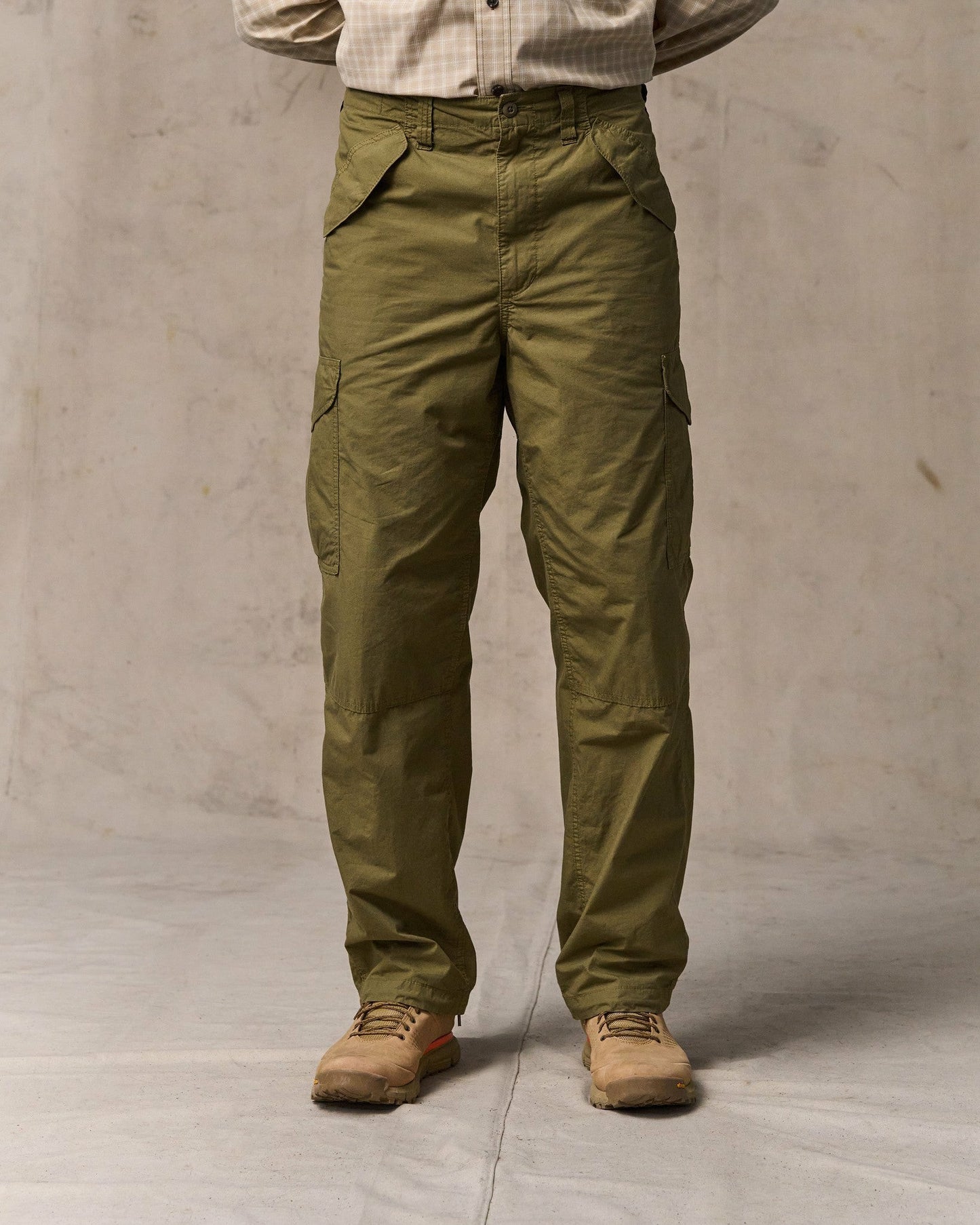 Filson Men Tropical Poplin Cargo Pants - Military Olive