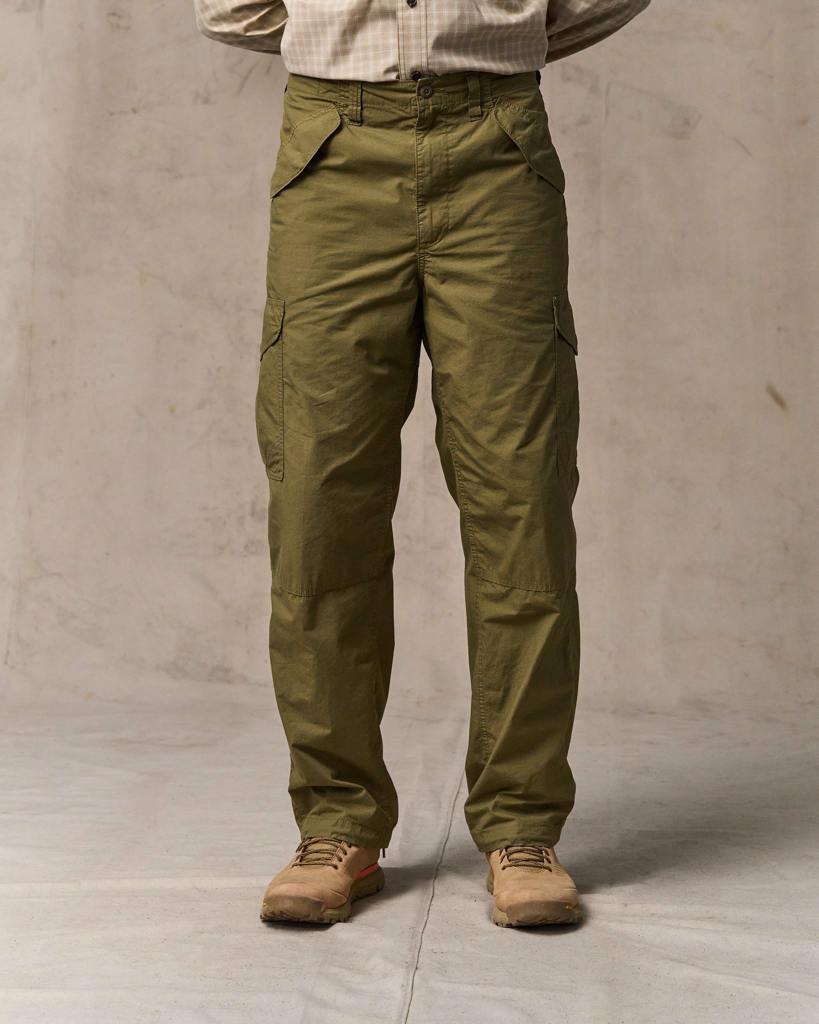 Filson Men Tropical Poplin Cargo Pants - Military Olive
