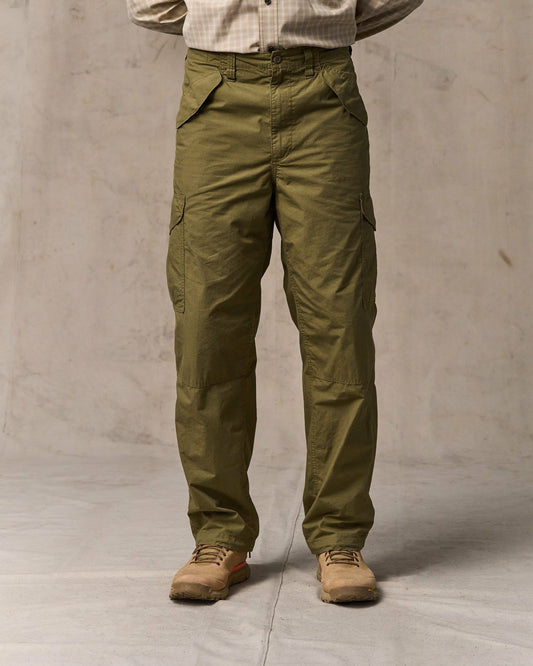 Filson Men Tropical Poplin Cargo Pants - Military Olive