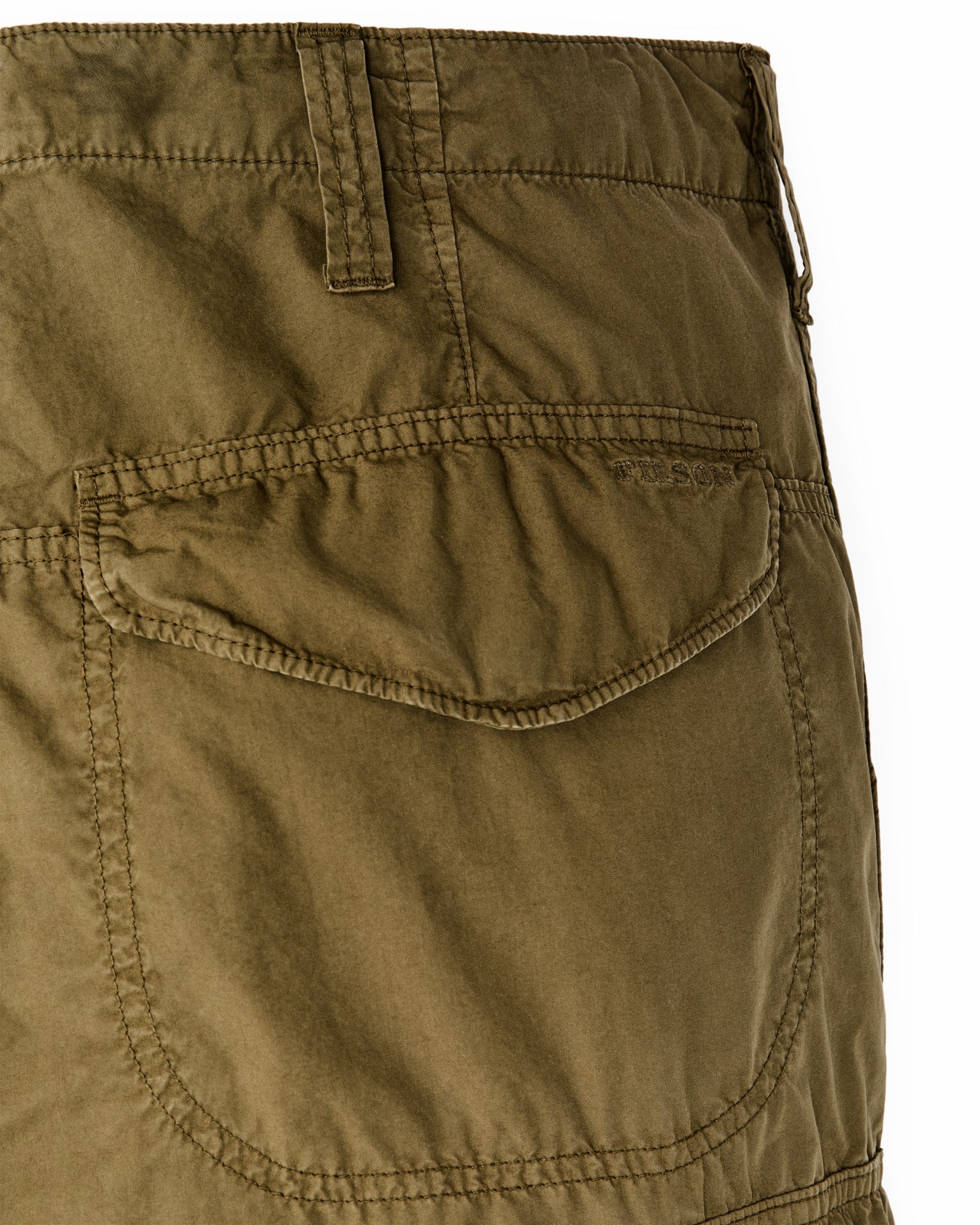 Filson Men Tropical Poplin Cargo Pants - Military Olive