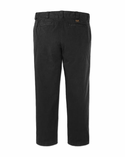 Filson Men Granite Mountain Flat Front Pants - Washed Faded Black