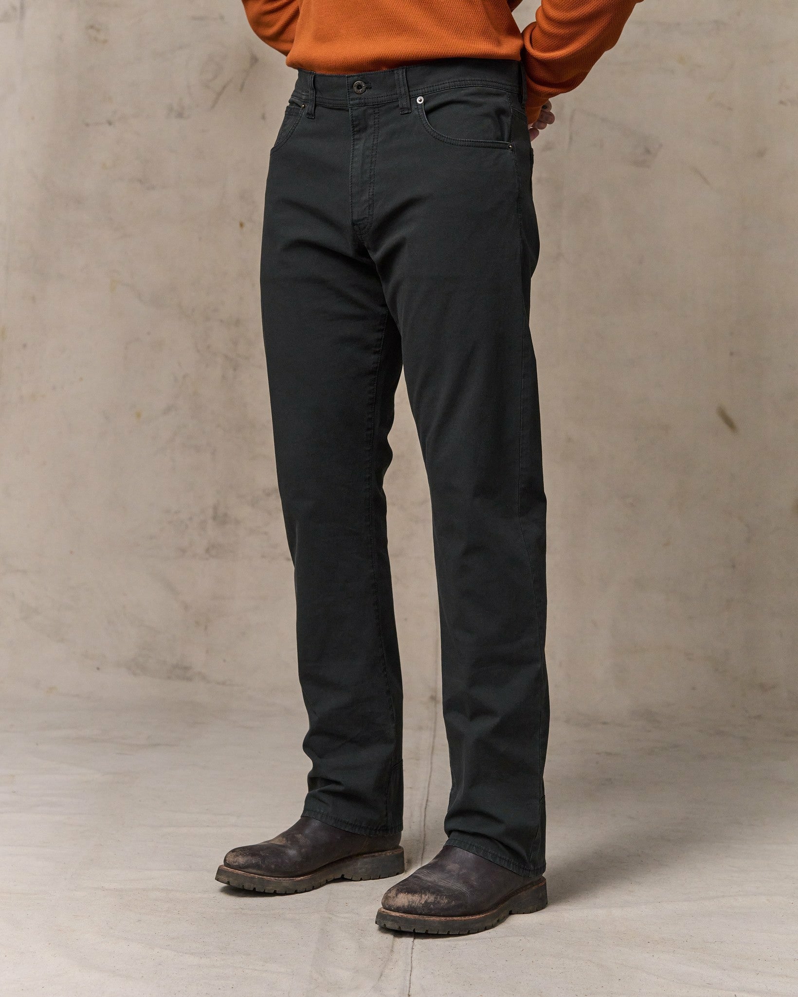 Filson Men Granite Mountain 5-pocket Pants - Washed Faded Black