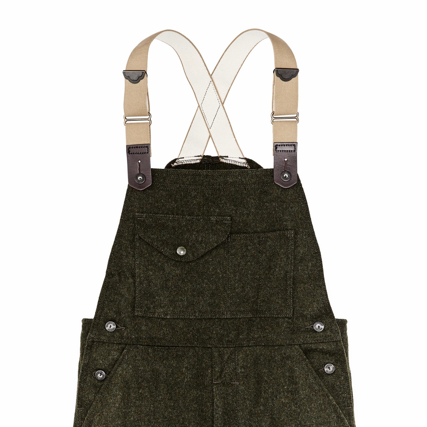 Filson Men Mackinaw Wool Bibs