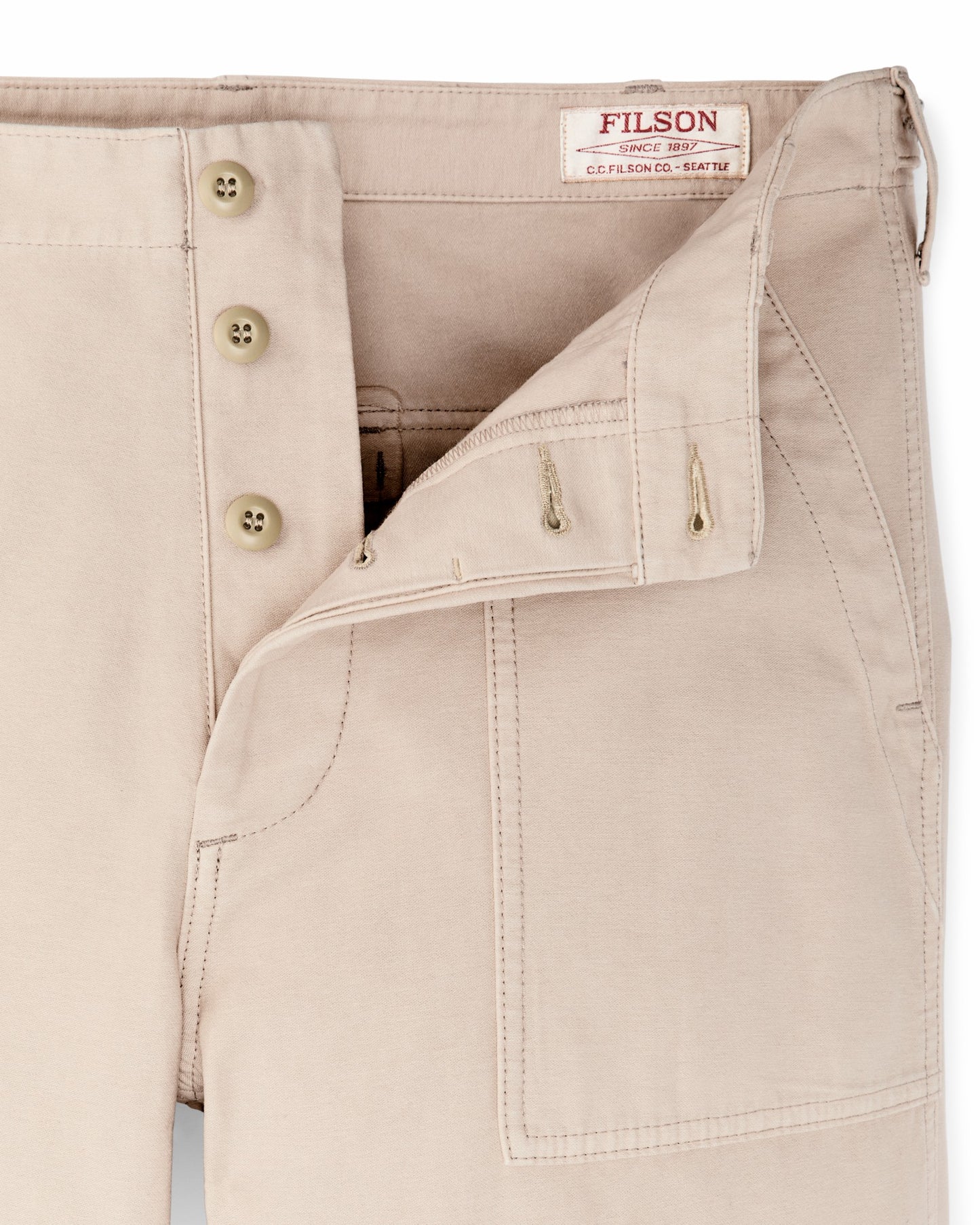Filson Men Field Supply Pants - Washed Oatmeal