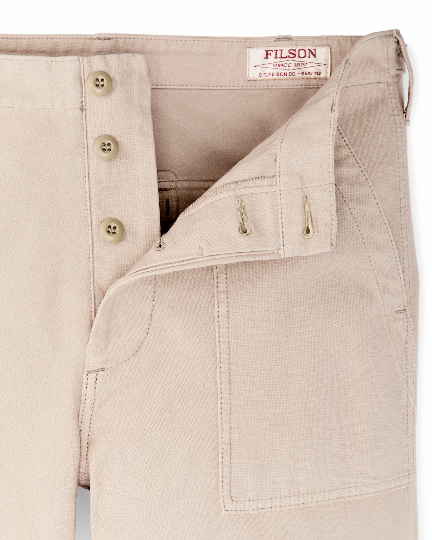 Filson Men Field Supply Pants - Washed Oatmeal