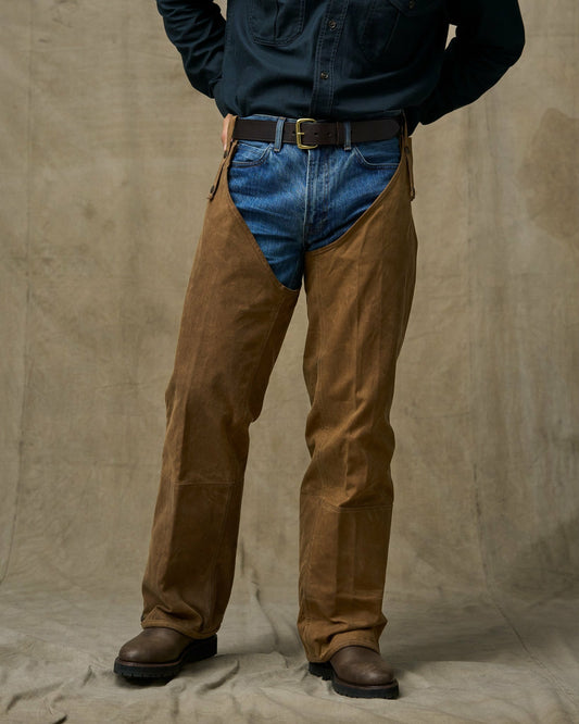 Filson Men Double Tin Cloth Chaps with Zipper