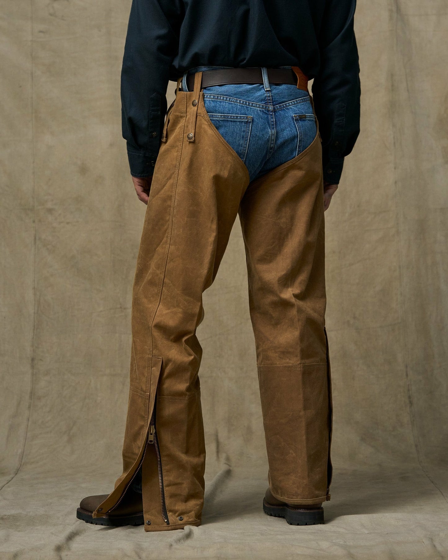 Filson Men Double Tin Cloth Chaps with Zipper