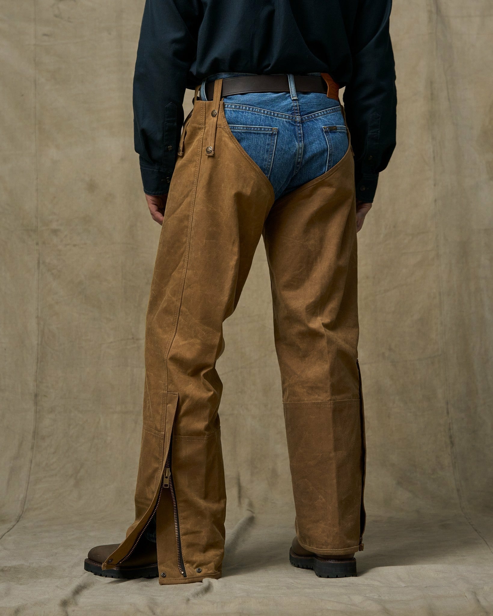 Filson Men Double Tin Cloth Chaps with Zipper