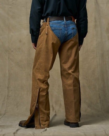 Filson Men Double Tin Cloth Chaps with Zipper