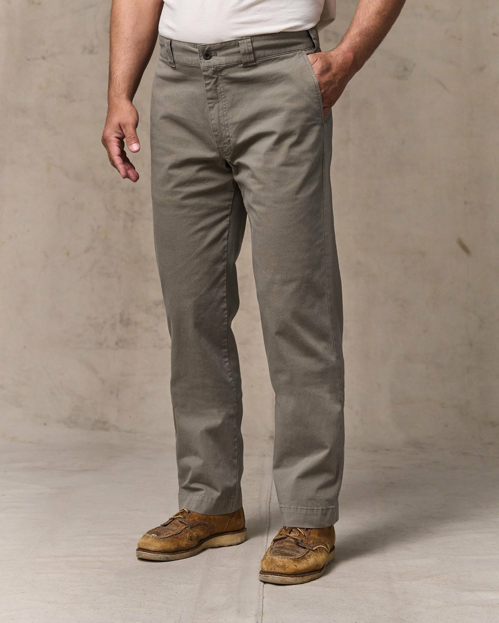 Filson Men Granite Mountain Flat Front Pants - Hawk Brown