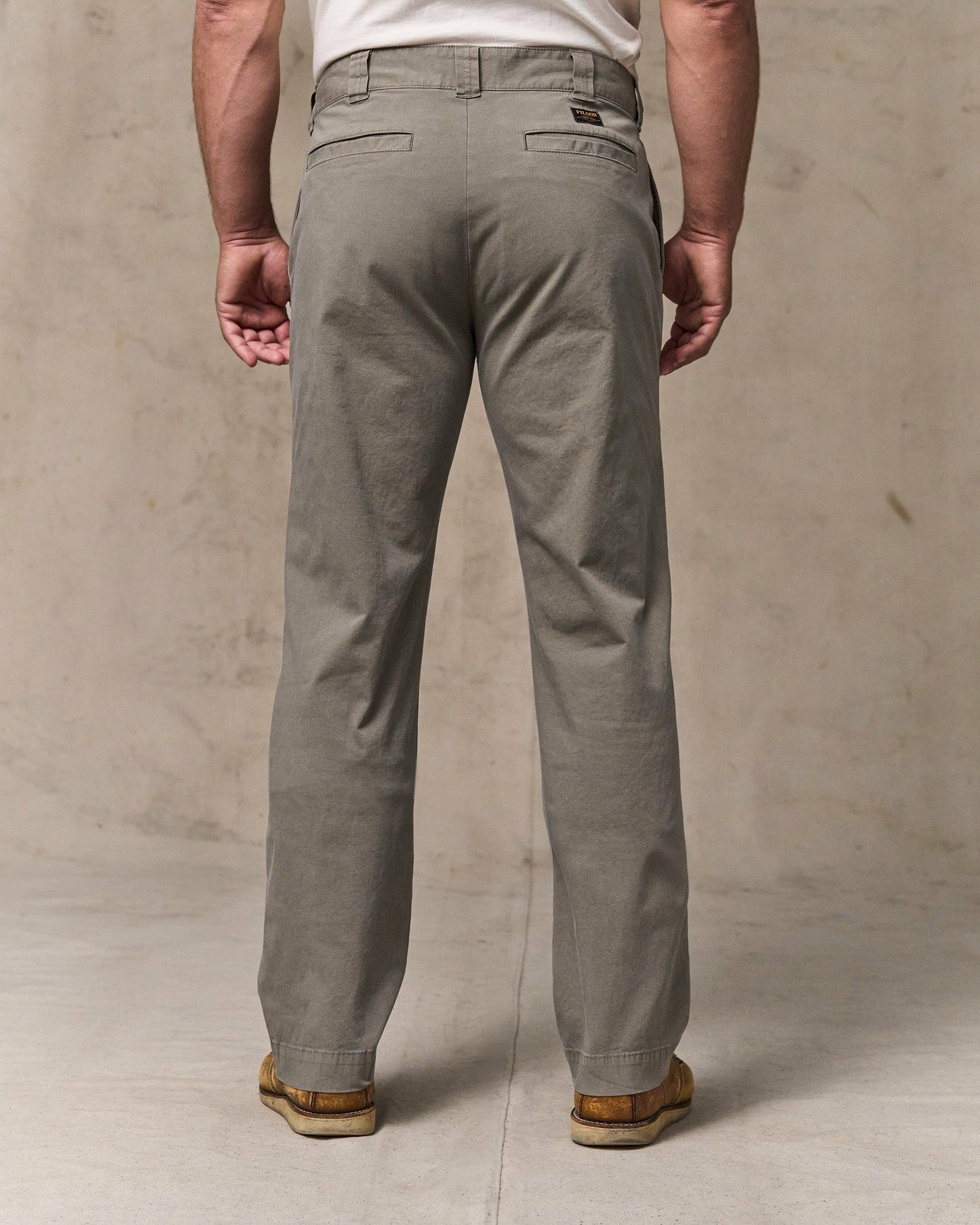 Filson Men Granite Mountain Flat Front Pants - Hawk Brown