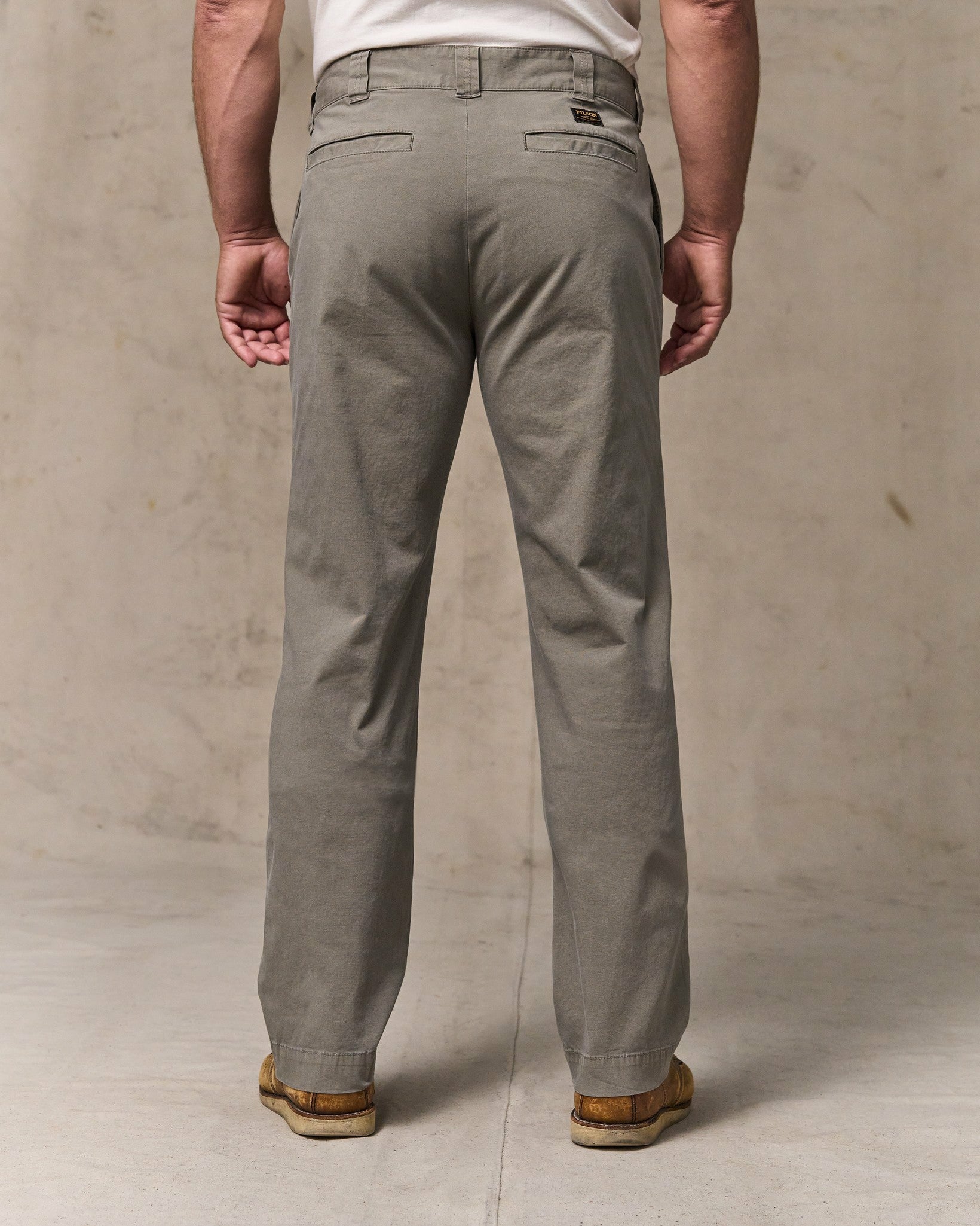 Filson Men Granite Mountain Flat Front Pants - Hawk Brown