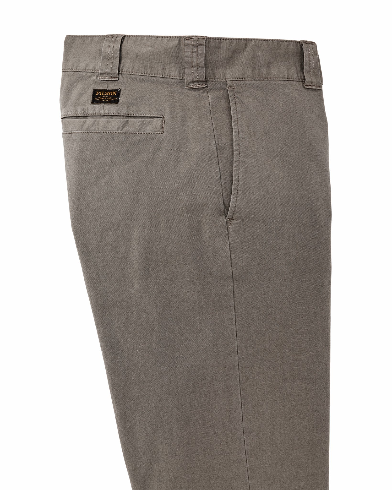 Filson Men Granite Mountain Flat Front Pants - Hawk Brown