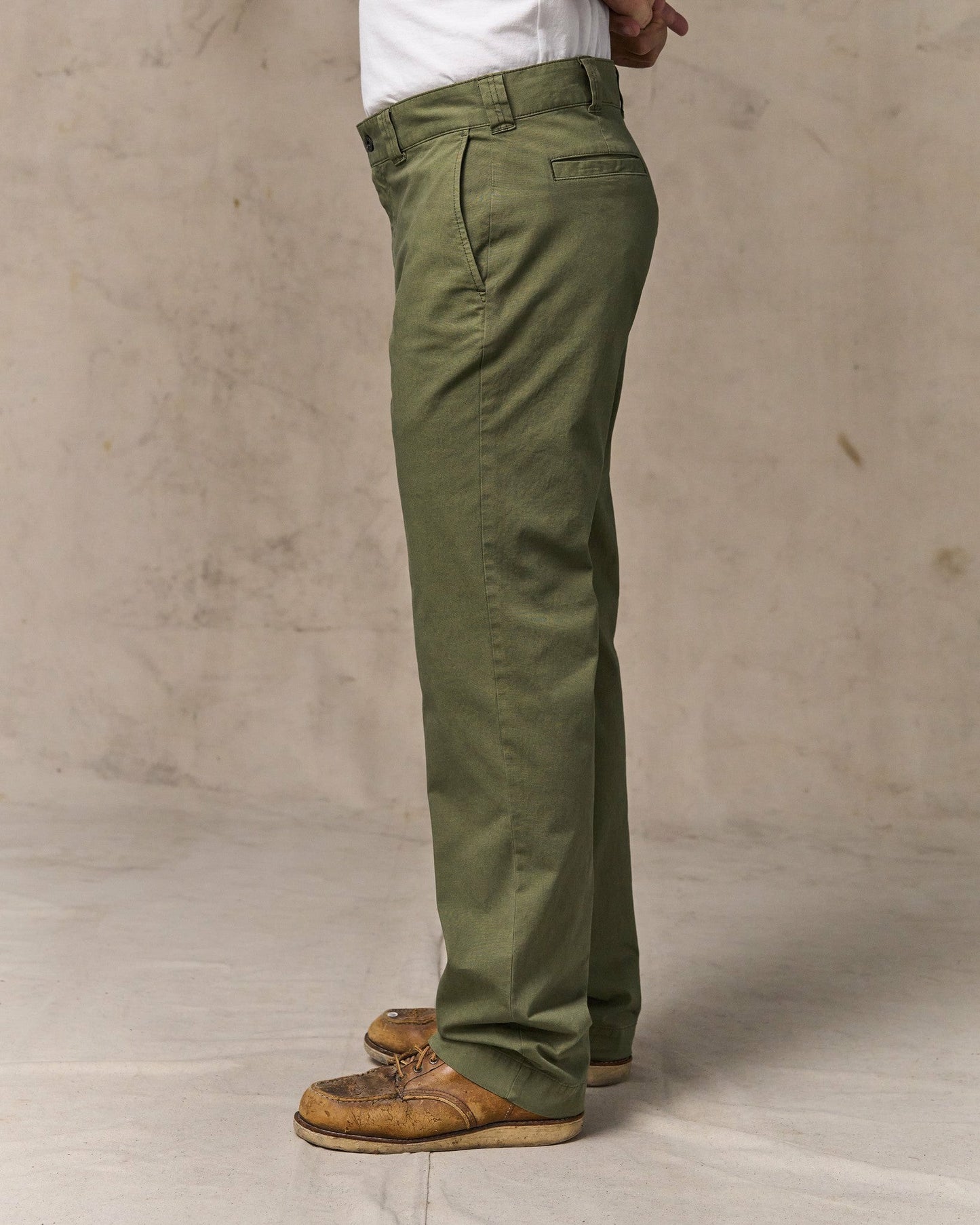 Filson Men Granite Mountain Flat Front Pants - Burnt Olive
