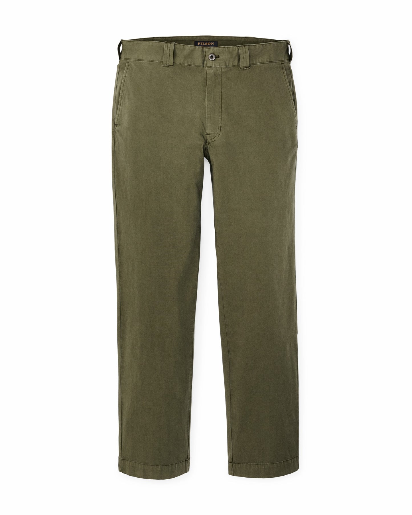Filson Men Granite Mountain Flat Front Pants - Burnt Olive