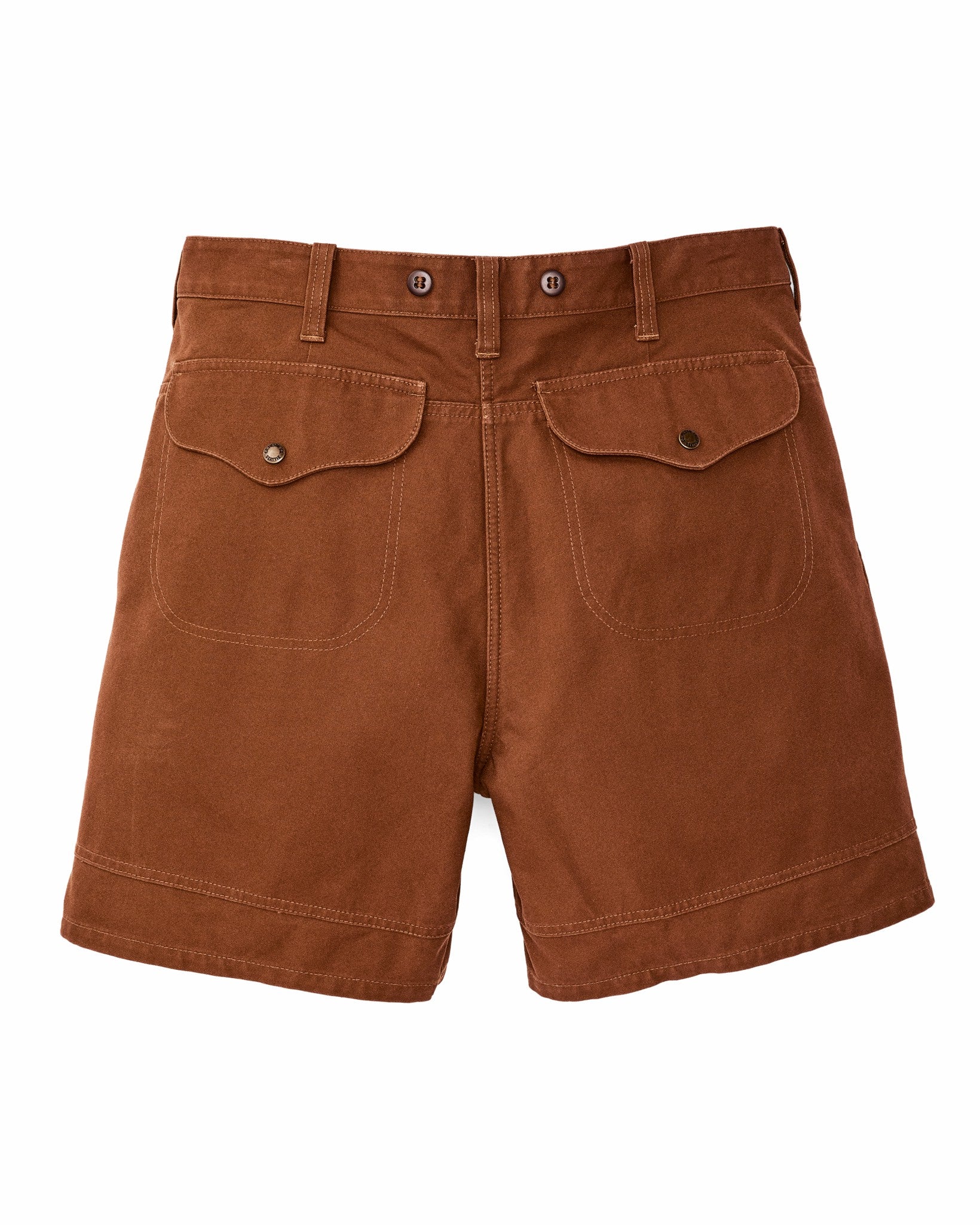 Filson Men Dry Tin Cloth Shorts - Whiskey