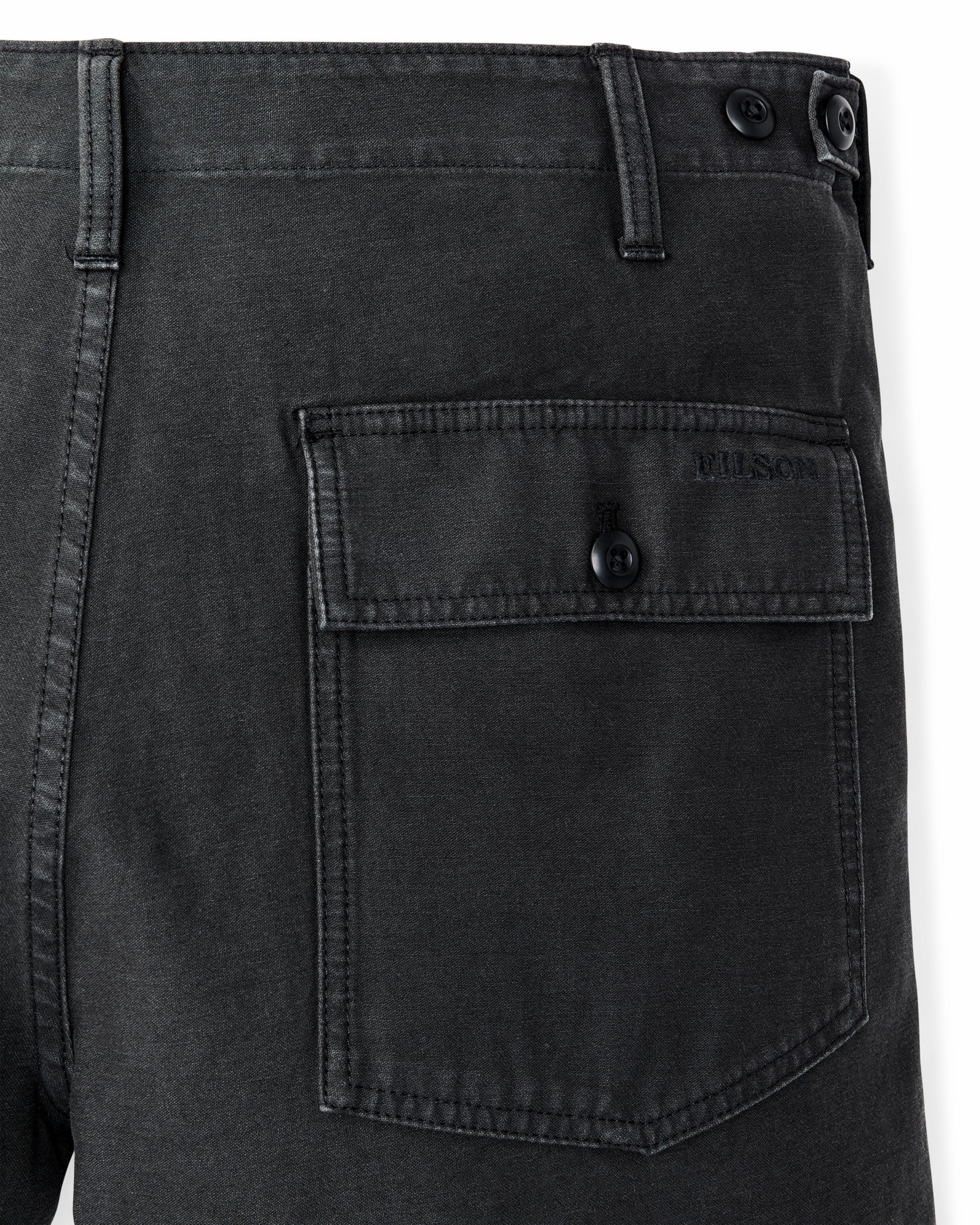 Filson Men Field Supply Shorts - Washed Faded Black