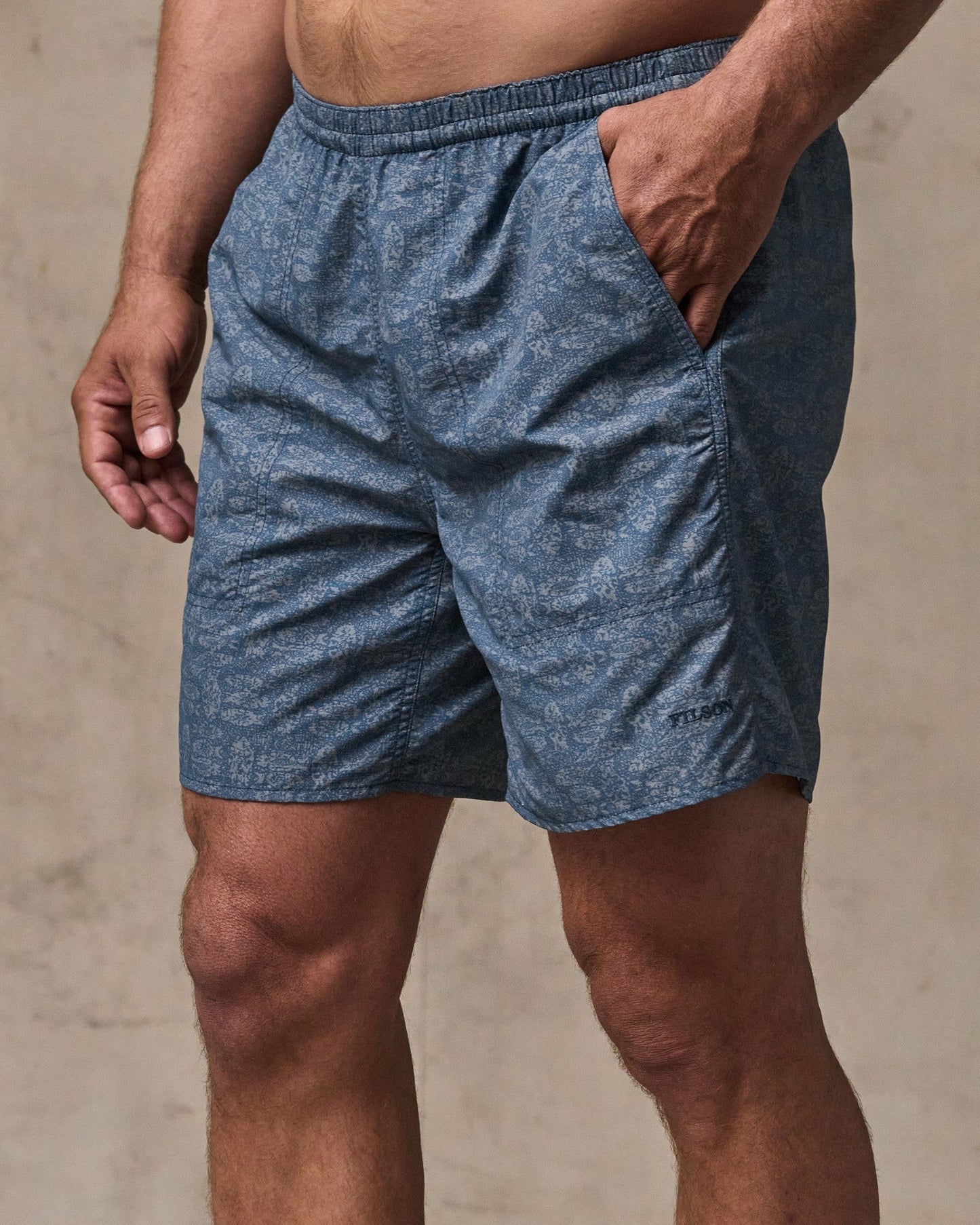 Filson Men Oxbow Lake Trunks - Blue Print