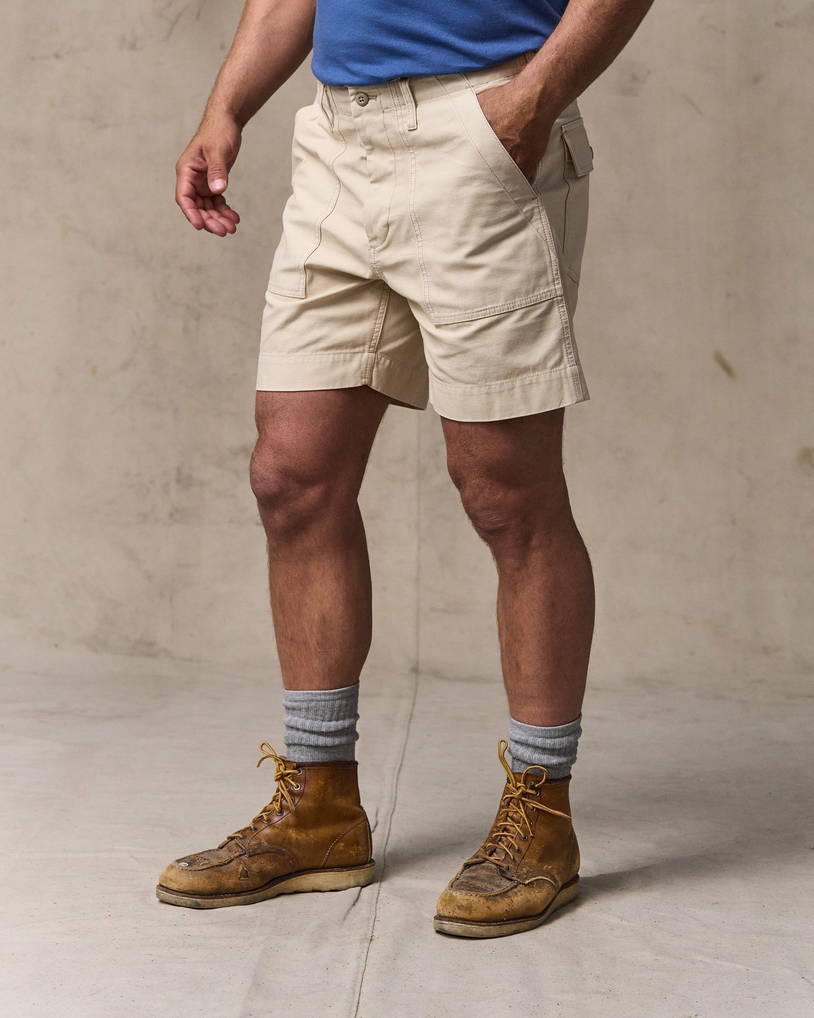 Filson Men Field Supply Shorts - Washed Oatmeal