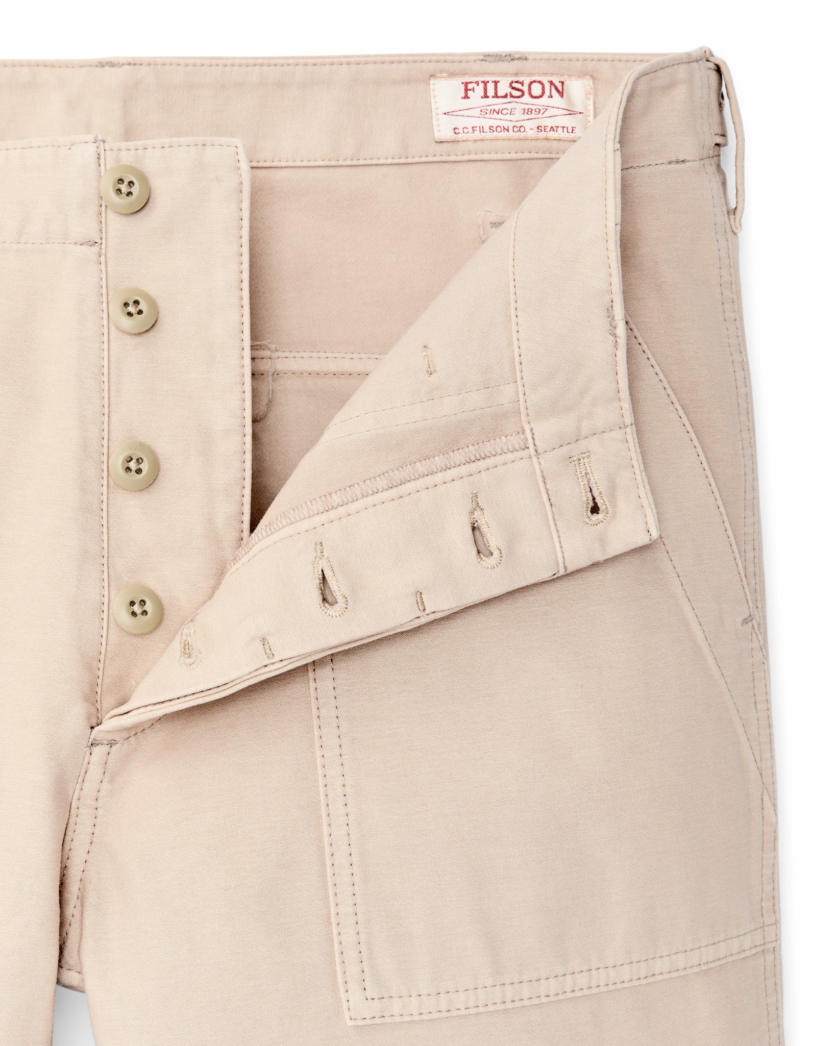 Filson Men Field Supply Shorts - Washed Oatmeal