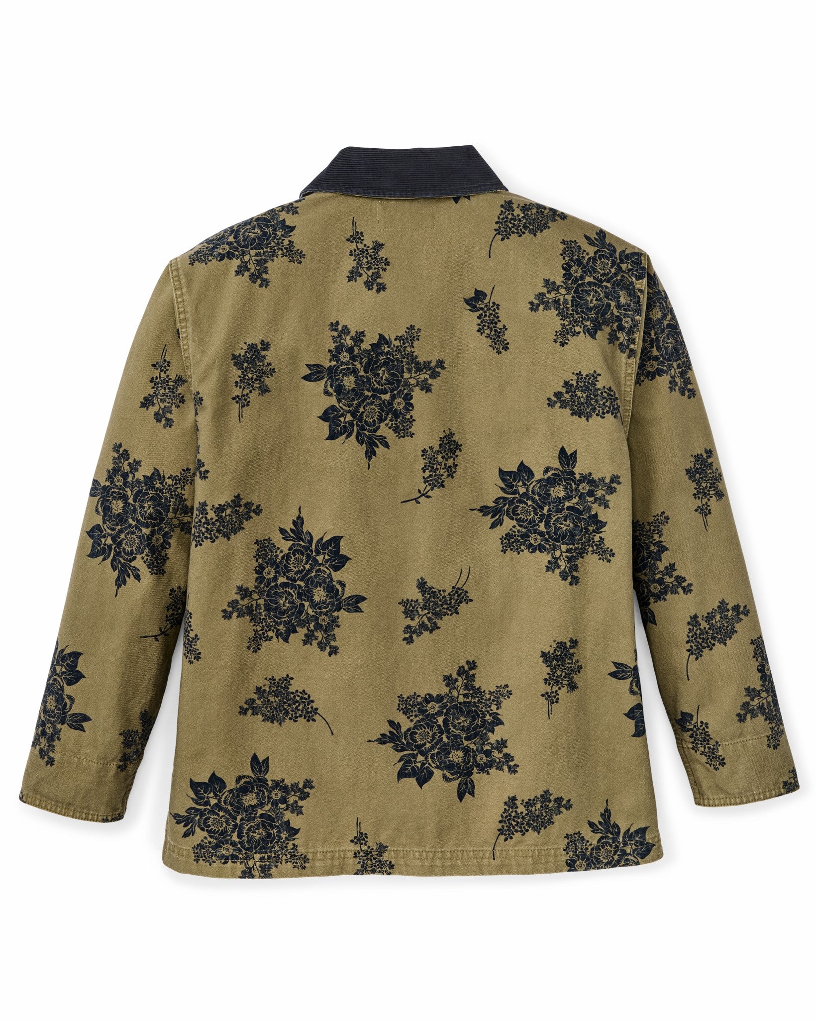 Filson Women Women's Canvas Barn Coat - Olive / Floral Print