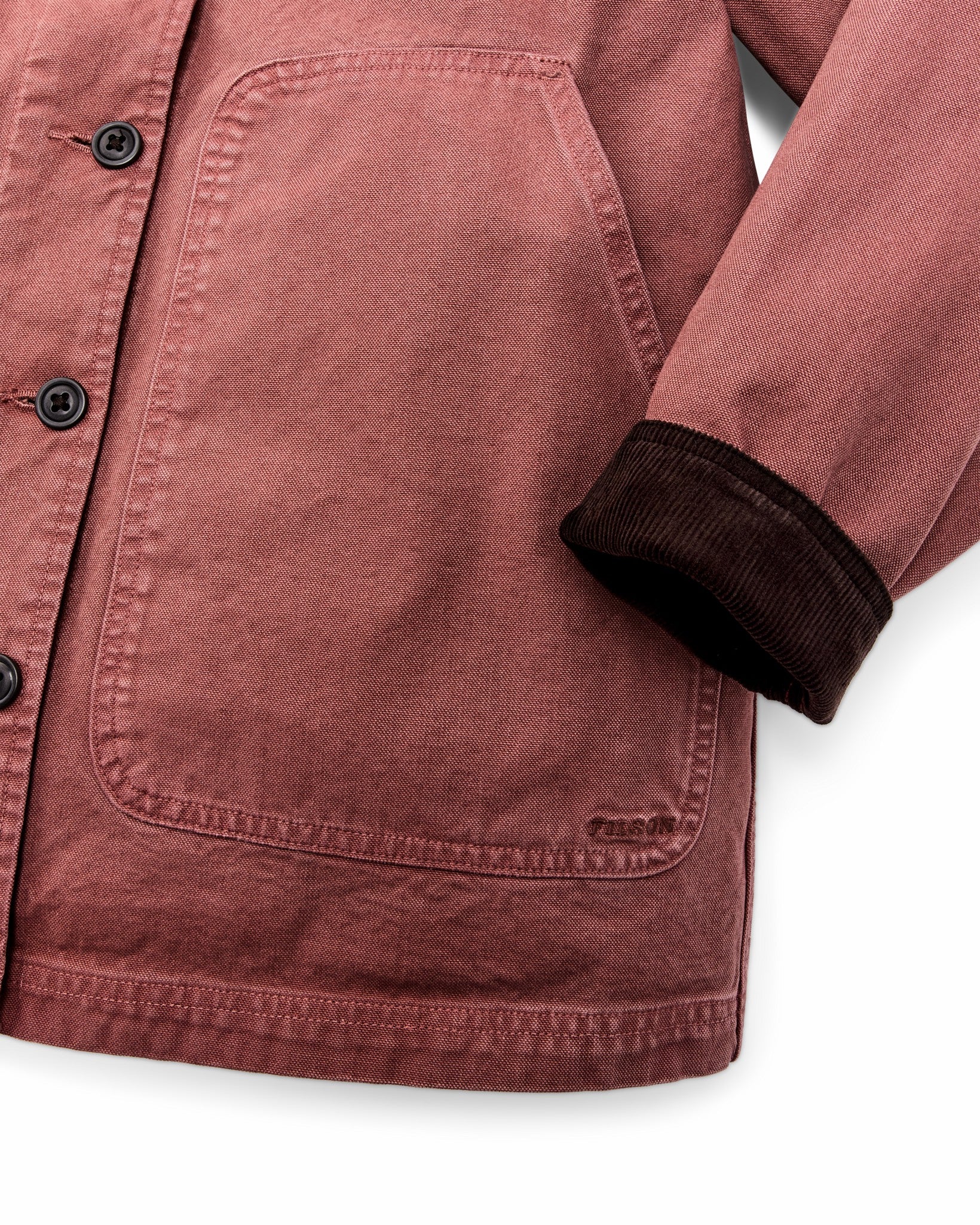 Filson Women Women's Canvas Barn Coat - Mahogany