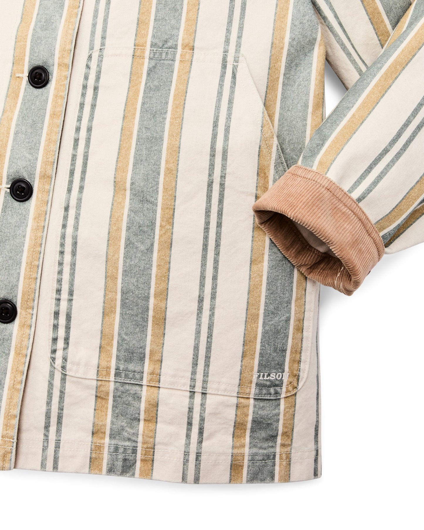 Filson Women Women's Canvas Barn Coat - Natural / Yellow