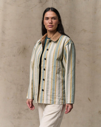 Filson Women Women's Canvas Barn Coat - Natural / Yellow