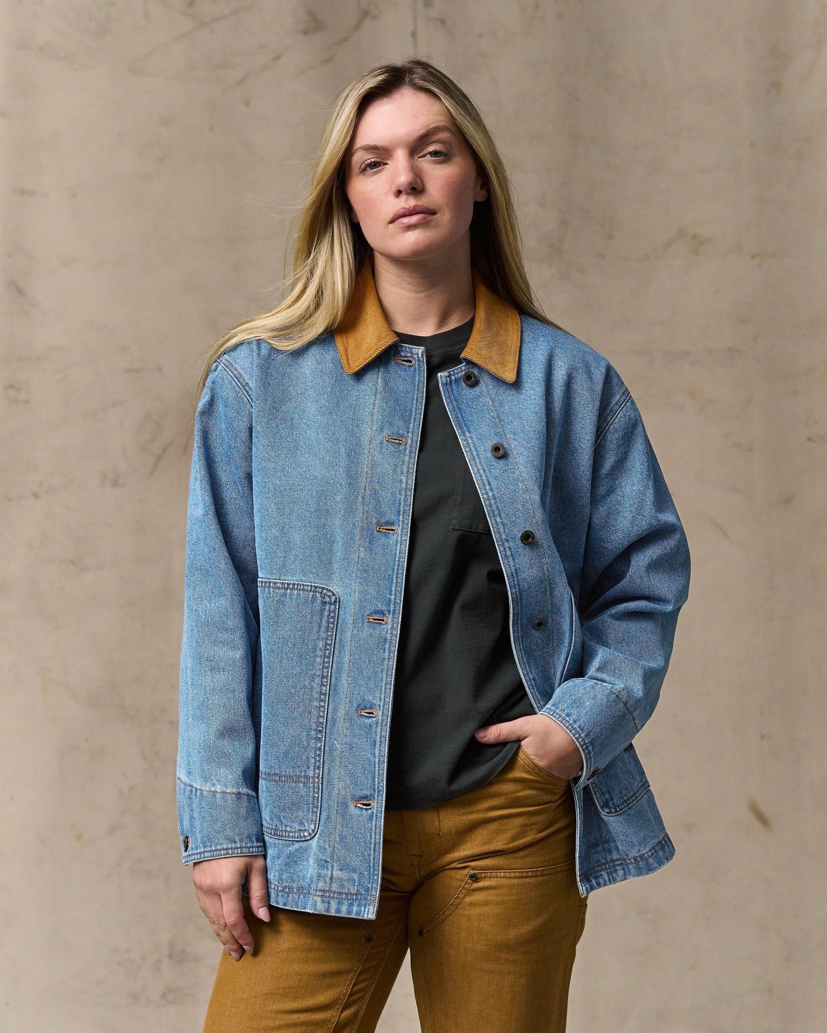 Filson Women Women's 11-oz. Denim Barn Coat - Light Indigo