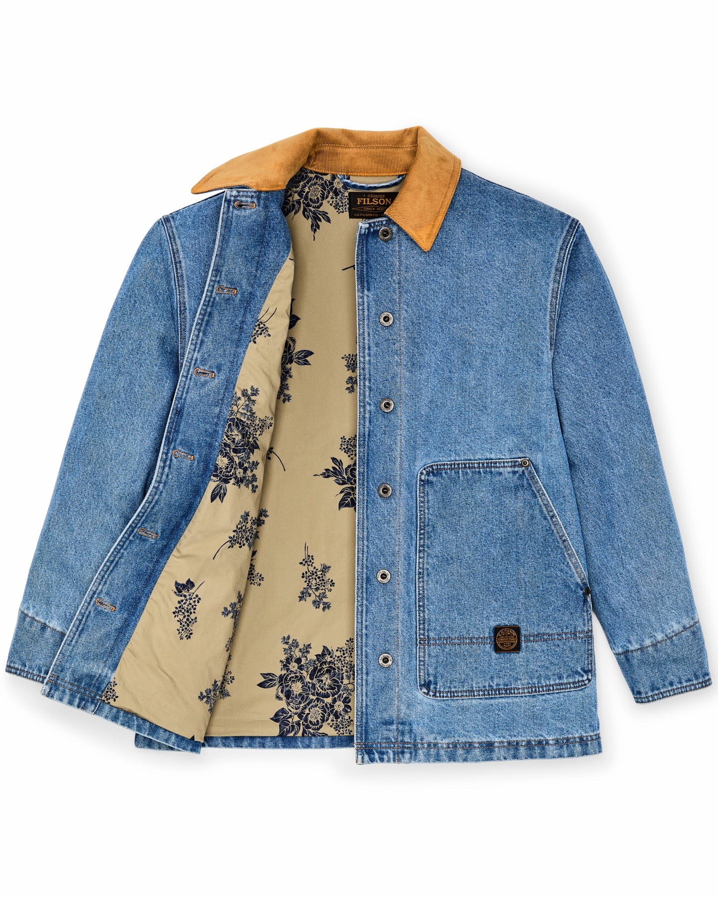 Filson Women Women's 11-oz. Denim Barn Coat - Light Indigo