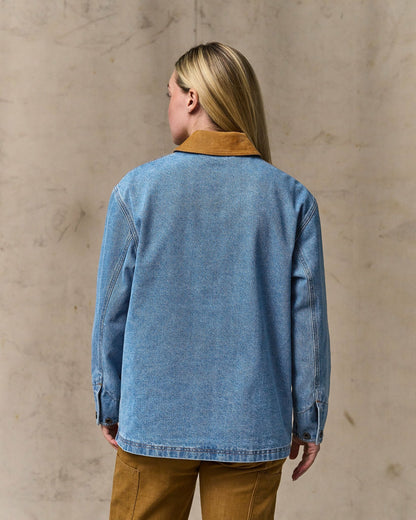 Filson Women Women's 11-oz. Denim Barn Coat - Light Indigo