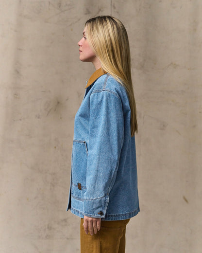 Filson Women Women's 11-oz. Denim Barn Coat - Light Indigo