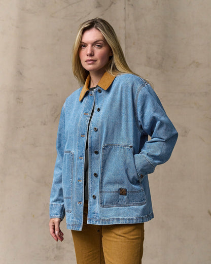 Filson Women Women's 11-oz. Denim Barn Coat - Light Indigo