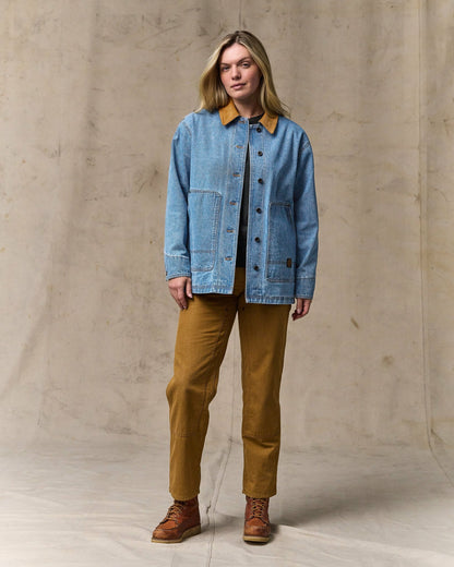 Filson Women Women's 11-oz. Denim Barn Coat - Light Indigo