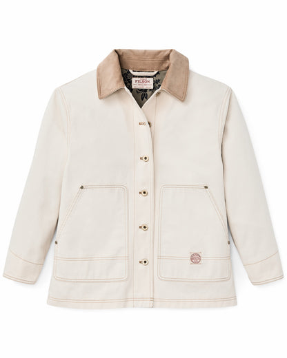 Filson Women Women's 11-oz. Denim Barn Coat - Natural Seed