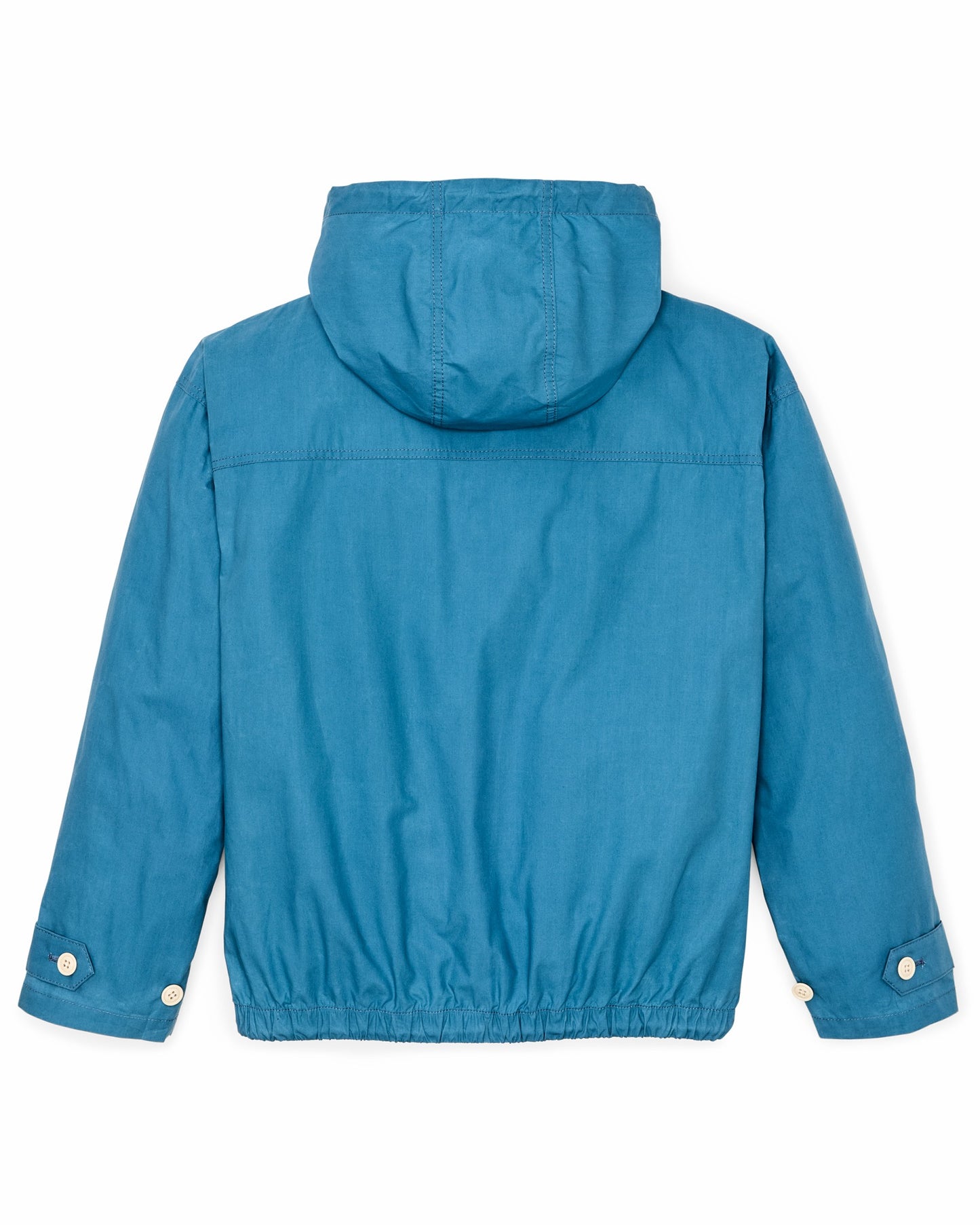 Filson Women Women's Dry Wax Hooded Popover - Marine Blue