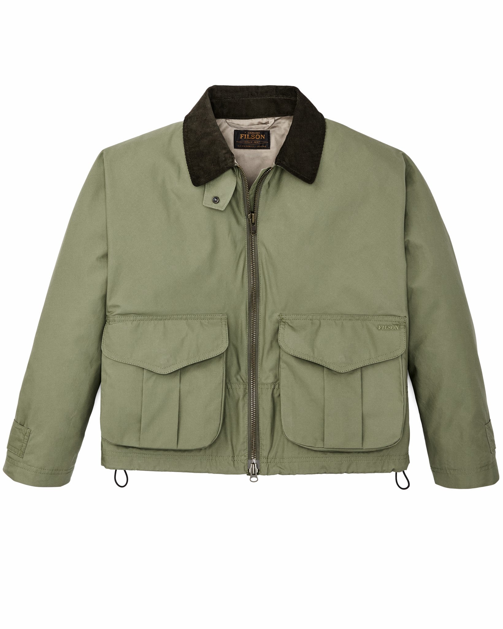Filson Women Women's Dry Wax Short Work Jacket - Slate Olive