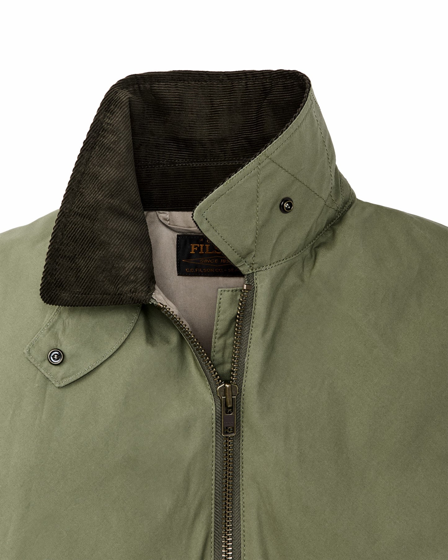 Filson Women Women's Dry Wax Short Work Jacket - Slate Olive
