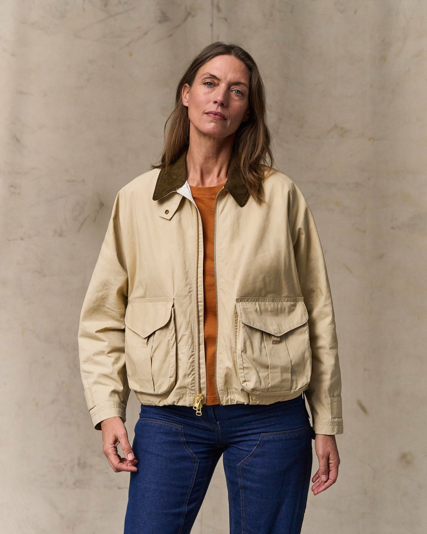 Filson Women Women's Dry Wax Short Work Jacket - Quail Tan