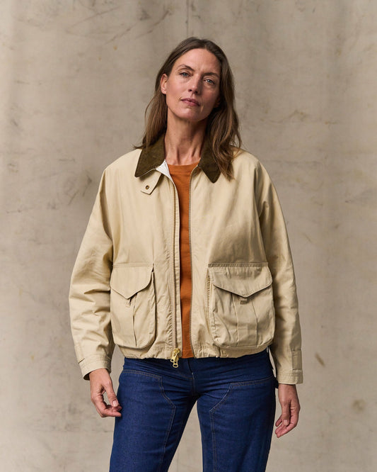 Filson Women Women's Dry Wax Short Work Jacket - Quail Tan