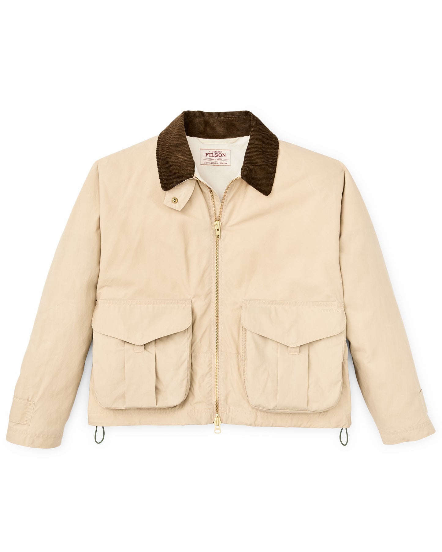 Filson Women Women's Dry Wax Short Work Jacket - Quail Tan