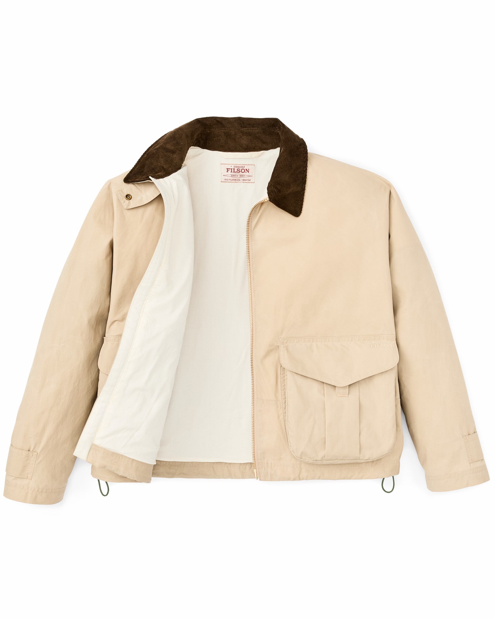 Filson Women Women's Dry Wax Short Work Jacket - Quail Tan